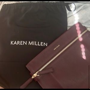 Beautiful karen millen real leather purse comes with Karen millen dust bag NWOT